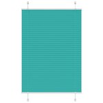 vidaXL Store plissé vert pétrole 85x100 cm largeur du tissu 84 4 cm