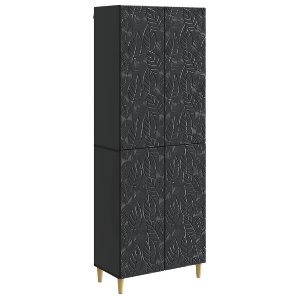vidaXL Ensemble de Meubles 2 Pièces Noir Bois d'ingénierie