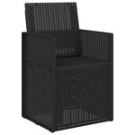 vidaXL Chaises de jardin salle à manger 2 Pièces Anthracite PP