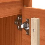 vidaXL Meuble TV Marron 156 x 37 x 45 cm Bois d'ingénierie