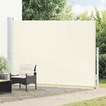 vidaXL Auvent latéral rétractable de patio 200x300 cm Crème