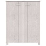vidaXL Armoire à chaussures HAMAR Blanc 85x40x108 cm Bois de pin