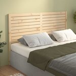 vidaXL Tête de lit 126x4x100 cm Bois massif de pin