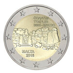 2 euros commémorative Malte 2016 - Temples de gantija.
