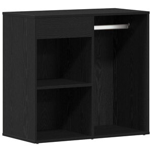 vidaXL Cabinet de Cosmétiques avec tiroir Chêne noir 80 x 40 x 75 cm