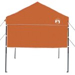 vidaXL Tente à abri 194 x 194 x 251 cm Orange Tissu