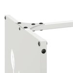 vidaXL Portant de bois chauffage blanc 40x30x80 cm