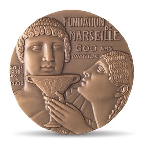 Médaille bronze fondation de marseille