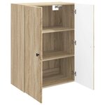 vidaXL Armoire Murale Chêne Sonoma 66 x 34 5 x 90 cm Bois d'ingénierie