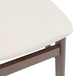 vidaXL Chaises à manger coussins 2 Pièces marron bois massif caoutchouc