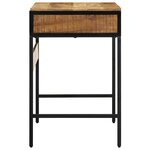 vidaXL Bureau d'écriture avec étagère Marron 80 x 50 x 75 cm