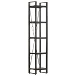 vidaXL Bibliothèque à 5 niveaux 40x30x180 cm Bois de manguier massif