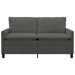 vidaXL Canapé Gris foncé 156 x 81 x 87 5 cm Tissu