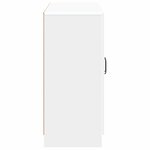 vidaXL Buffet Blanc 89 x 34 5 x 77 cm Bois d'ingénierie