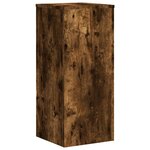 vidaXL Supports pour plantes 2 Pièces chêne fumé bois d'ingénierie