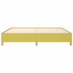vidaXL Cadre de lit sans matelas vert 200x200 cm tissu