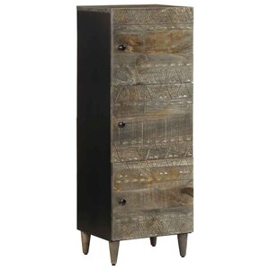 vidaXL Buffet 40x33x110 cm bois de manguier massif