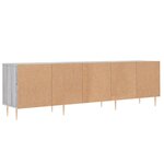 vidaXL Meuble TV sonoma gris 150x30x44 5 cm bois d'ingénierie