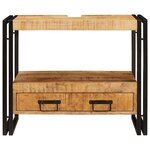 vidaXL Meuble sous-vasque de salle de bain avec tiroir avec étagère