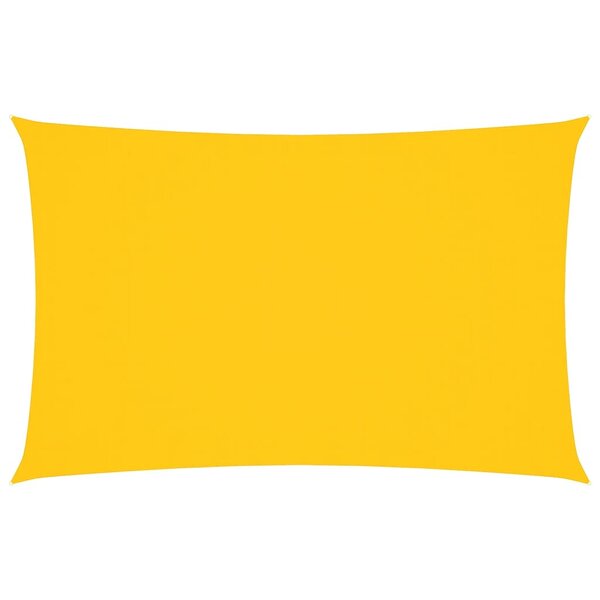 vidaXL Voile de parasol Tissu Oxford rectangulaire 5x8 m Jaune