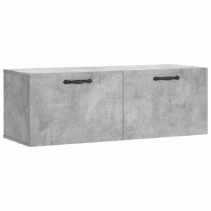 vidaXL Armoire murale gris béton 100x36 5x35 cm bois d'ingénierie