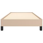 vidaXL Cadre de lit sans matelas cappuccino 90x200 cm similicuir