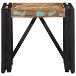 vidaXL Table basse multicolore 40x40x35 cm bois de récupération massif