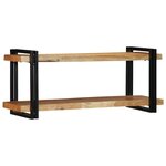 vidaXL Étagère murale 110x33x45 cm bois massif d'acacia