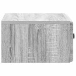 vidaXL Cabinet de chevet mural Sonoma gris 49 x 34 5 x 20 cm