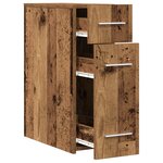 Armoire à pharmacie en bois ancien 20x45 5x60 cm en bois d'ingénierie