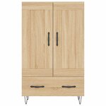 vidaXL Buffet haut chêne sonoma 69 5x31x115 cm bois d'ingénierie