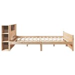 vidaXL Lit bibliothèque sans matelas 180x200 cm bois massif de pin