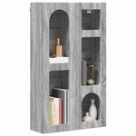 vidaXL Armoire suspendue avec étagère Gris Sonoma 59 x 20 x 100 cm