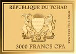 Pièce de monnaie en Or 3000 Francs g 0.031 (1/1000 oz) Millésime Gold Gift CHRISTMAS TREE 1/1000