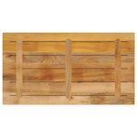 vidaXL Dessus de table rectangulaire bois massif de manguier brut