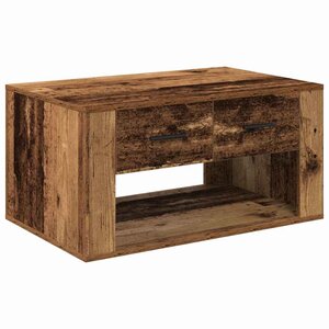 vidaXL Table basse Bois Ancien 80 x 50 x 40 cm Bois d'ingénierie