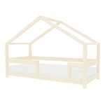 Lit cabane enfant LUCKY 120 x 200 verni