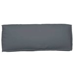 vidaXL Coussin pour dossier de palette Anthracite 120 x 40 x 12 cm