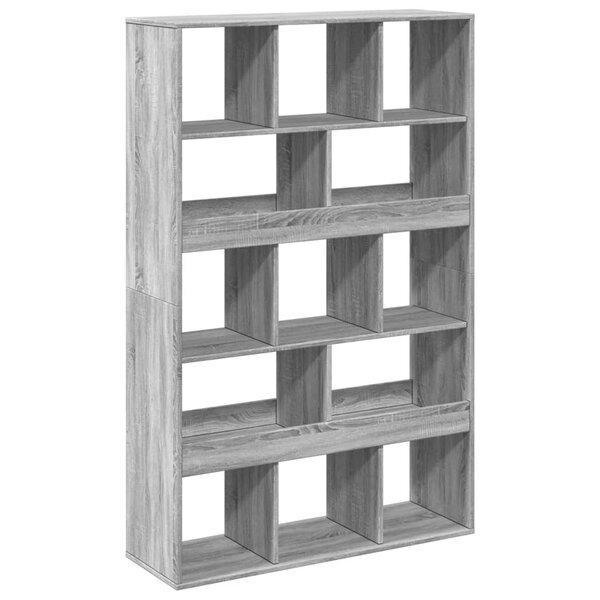 vidaXL Bibliothèque sonoma gris 100x33x156 5 cm bois d'ingénierie