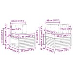 vidaXL Ensemble de canapés d'extérieur 6 Pièces Blanc et Beige Polyester
