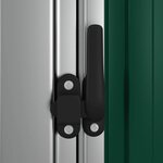 vidaXL Abri de jardin vert 118 5 x 97 x 209 5 cm Acier galvanisé