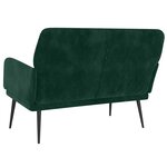 vidaXL Banc Vert foncé 108x79x79 cm Velours