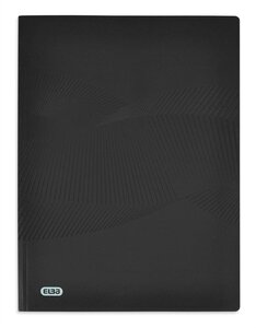 Protège document OSMOSE 160 vues polypropylène opaque noir A4 ELBA