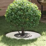 vidaXL Pot de fleurs en céramique Blanc Céramique Grand Rond Moderne