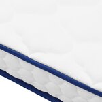 vidaXL Matelas en mousse à mémoire de forme 200 x 180 x 17 cm doux