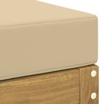 vidaXL Pouf d'Extérieur Polyester Blanc