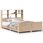 vidaXL Cadre de lit sans matelas 135x190 cm bois de pin massif