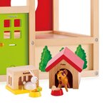 Famille d'animaux domestiques en jouet hape e3455