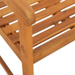 vidaXL Chaise de jardin 8 Pièces Marron 56 x 56 x 90 cm