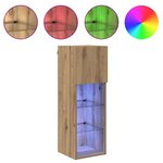 vidaXL Meubles TV muraux 2 Pièces Chêne artisanal 30 5 x 30 x 90 cm